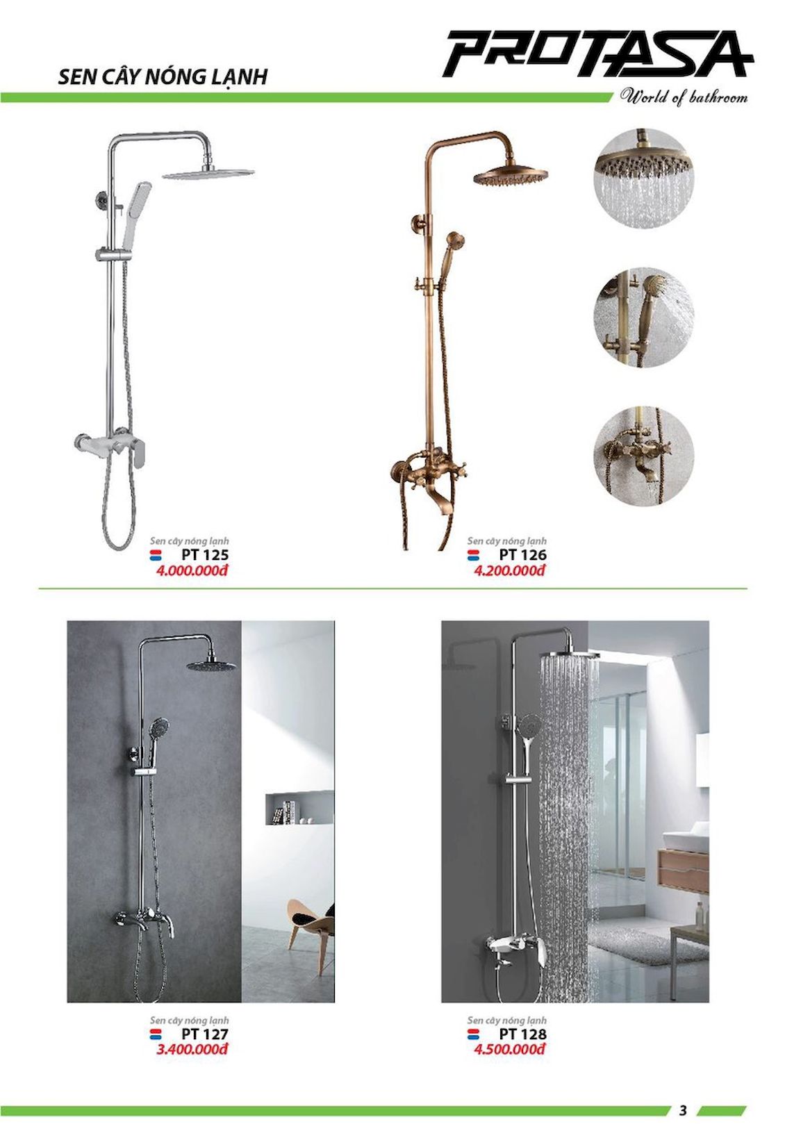 Thiết bị vệ sinh PROTASA Catalogue và Bảng giá mới nhất /Page 2